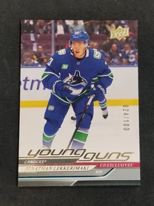2024-25 Upper Deck Extended Young Guns Exclusive Jonathan Lekkerimaki /100 - Bild 1 von 2