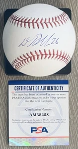 DJ LeMAHIEU W/YANKEES #26 LICENSED PSA/DNA AUTHENTICATED SIGNED MANFRED BASEBALL - Picture 1 of 3
