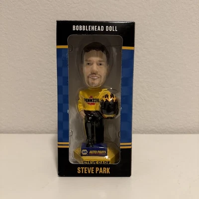 Figura coleccionable NASCAR 2003 Bobble Dobbles de Steve Park de carreras DEI Foto 1 de 4