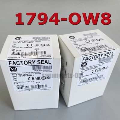 Nuevo módulo de salida de relé de 8 puntos sellado de fábrica 1794-OW8 Ser A Flex Stock en EE. UU. Foto 1 de 3