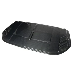 Dry Carbon Fiber Front Bonnet Hood Engine Lid Cover Scoop For 21-25 Ford Bronco - Picture 1 of 11