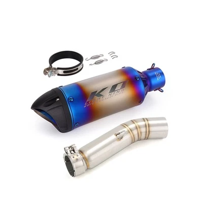 Slip For Honda CBR500R CB500X CB500F 2013-2015 Exhaust Muffler Escape Mid Pipe - Image 1 of 4