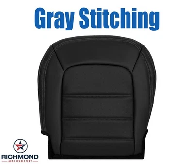 2022 Mazda CX-5 Grand Touring CX5 -Driver Side Bottom Leather Seat Cover Black - Image 1 of 4