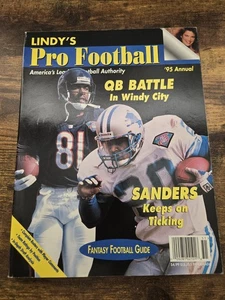 LINDY'S SPORTS NFL Pro Football Preview Issue Season 1995 Sanders - Picture 1 of 4