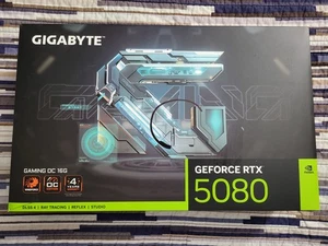 GIGABYTE - NVIDIA GeForce RTX 5080 GAMING OC 16G + Original Box + Accessories - Picture 1 of 23