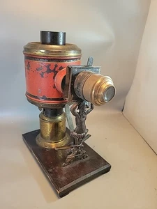 Antique Weiner Flachbrenner Magic Lantern Projector - Picture 1 of 12
