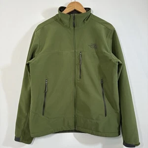 The North Face Mens Apex Bionic Softshell Windbreaker Jacket Size M Green - Picture 1 of 13