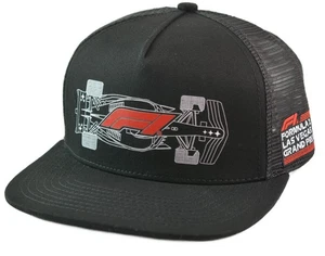 Las Vegas F1 Grand Prix Trucker Hat – Black Formula One Cap - Picture 1 of 8