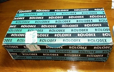 Vintage Rolodex C24 REFILL Index CARDS 2.25” X 4”  1000 Full Box - Image 1 of 4