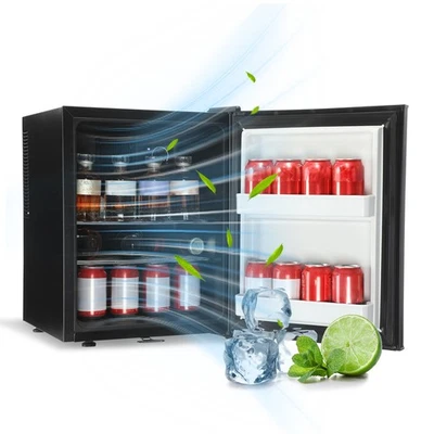 Minikühlschrank 30L Minibar Getränkekühlschrank Hotel Kühlschrank + Schloss LED - Bild 1 von 4