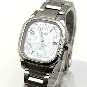 Citizen XC Eco-Drive Radio-Controlled Shell Dial Diamond Ladies Watch 26mm - Picture 1 of 10