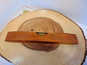 Vintage Millers Falls Tools No. 1490 Wood Level Made In USA - 9” Long - Picture 1 of 5