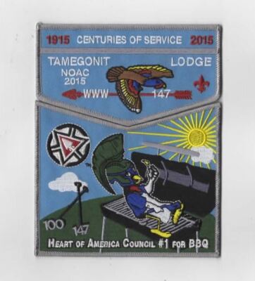 OA Tamegonit Lodge 147 2015 NOAC Flap Set GRY...