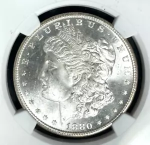 Dólar de plata Morgan 1880-S ~ NGC MS 64 ~WOW HERMOSA MONEDA ~ REF#47-005 - Imagen 1 de 4