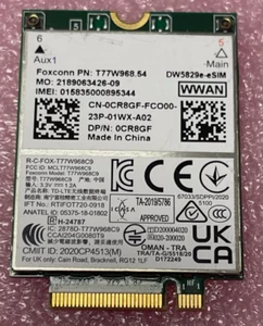 DELL 4G WWAN Card DW5829e-eSIM CR8GF XT42V - Picture 1 of 3