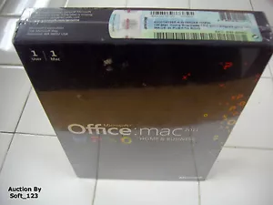 MS Microsoft Office MAC 2011 Home and Business Full Retail English DVD =SEALED= - Picture 1 of 5