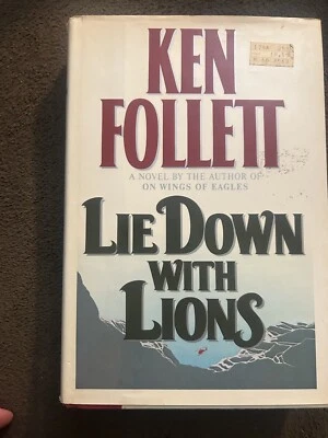 Lie Down With Lions by Ken Follet 1st First Edition 1986 Hardcover Foto 1 de 4