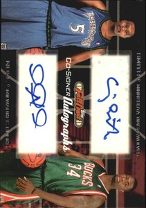 2006-07 Topps Full Court Co-Signers Basketball Card #CS42 Craig Smith/David Noel