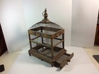 Vintage Wood Bird Cage