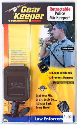 Gear Keeper Police Epaulet Mic Keeper RT2-4052 Clip Mount • 15.43£
