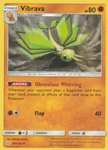Vibrava 109/236 Pokemon Cosmic Eclipse - Picture 1 of 2