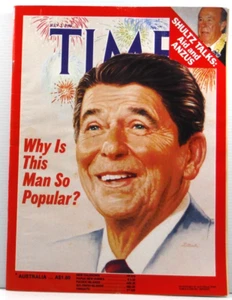 Time Magazine July 7 1986 No 27 Australia Reagan so Popular Shultz - Picture 1 of 5