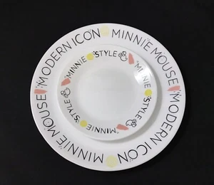 Corelle Disney MINNIE MOUSE Modern Icon Dinner Plate & Dessert Plate Bistro Set - Picture 1 of 5
