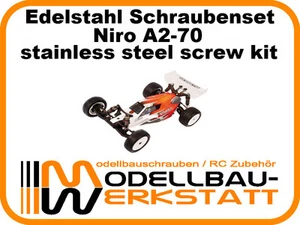 XXL Edelstahl Schrauben Set Serpent Spyder SRX-2 SRX2 MM Niro A2-70 screw kit - Imagen 1 de 1