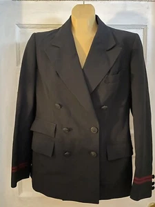 VTG TWA Airlines Ralph Lauren Flight Attendant Stewardess Uniform Blazer Sz 12R - Picture 1 of 7