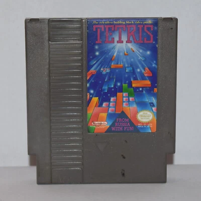 Tetris (Nintendo Entertainment System, NES, 1989) Tested Working Cartridge Only - Image 1 of 4