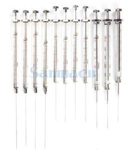 Siringa microlitro gas aria gas cromatografica da 1 μl a 1000 μl punta cono - Foto 1 di 38