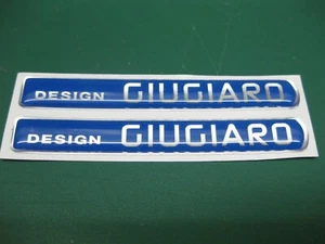 COPPIA DI 2 ADESIVI DESIGN GIUGIARO PARAFANGO ALFA ROMEO 159 - 156 - FIAT PUNTO - Foto 1 di 2