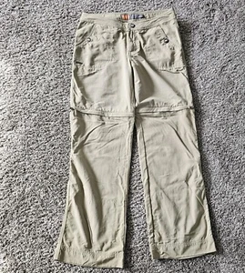 Merrell Pants Women's 10 Beige Opti Wick UPF 50+ Khaki Convertible Beige - Picture 1 of 13