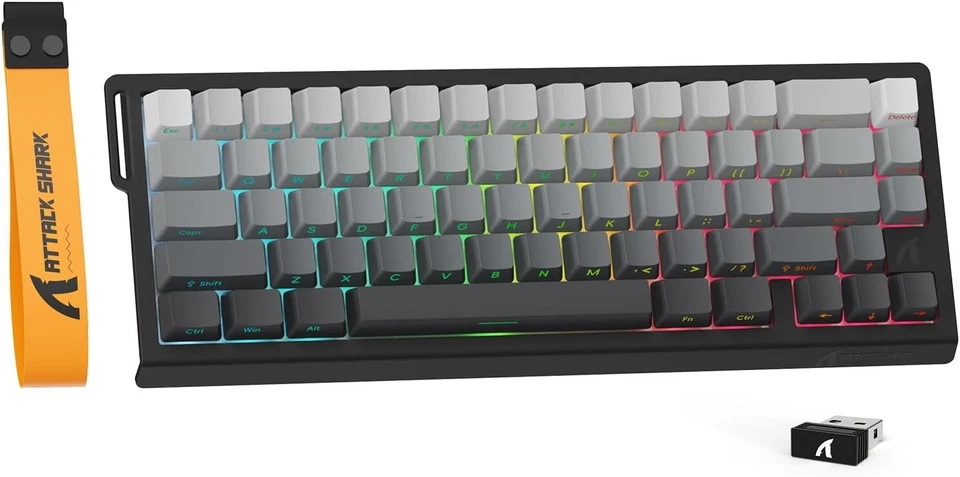 ATTACK SHARK X68PRO HE 65% 8K Rapid Trigger Wireless Gaming Magnetic Keyboard - image 1 of 1