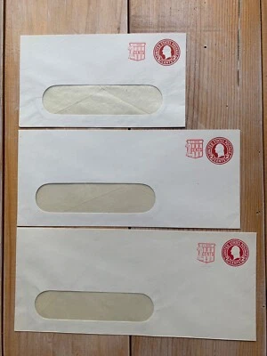 US Stamps SC# U537b George Washington 2c Stamped Envs w/windows MNH 1958 - Image 1 of 2