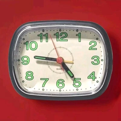 Vintage Analog Alarm Clock  w/Bell Ringer & sweep Second Hand - Image 1 of 4