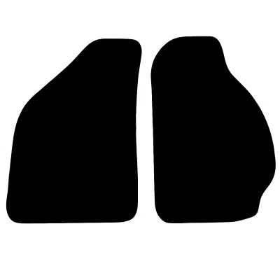 Juego de 2 piezas de tapetes negros premium diseñados a medida para Toyota MR2 MK1 (1989-1999) Foto 1 de 2