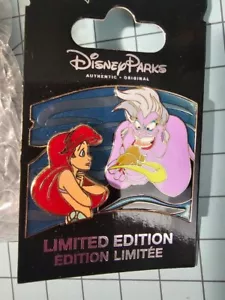 Pin Disney 2015 Serie de Rompecabezas Sorpresa Ariel Úrsula Pin LE 1000 RARO - Imagen 1 de 3