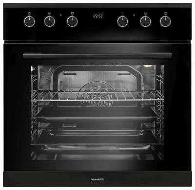 Oranier | EBH380 | Einbauherd | pureBLACK XL 69L 9 Fkt beleuchtet Heißluft - Bild 1 von 4