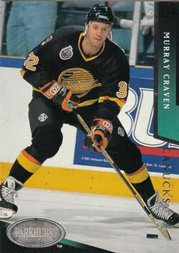 #208 Murray Craven - Vancouver Canucks - 1993-94 Parkhurst Hockey - Image 1 of 1
