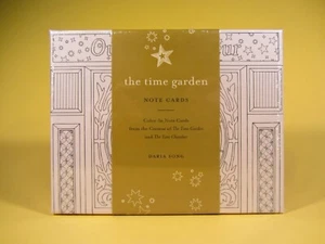 Tarjetas de notas para colorear Daria Song The Time Garden Song-Ji Hye Clarkson Potter NUEVAS - Imagen 1 de 5