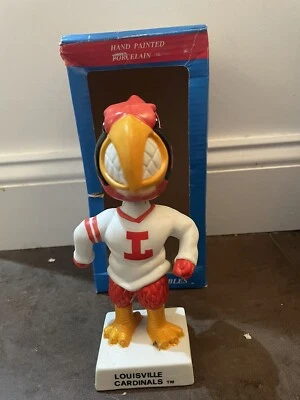 Louisville Cardinals Mascot BPI Bobblehead, NCAA Football Basketball - Image 1 of 4