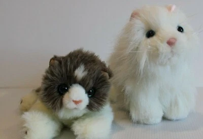 Ganz 8" Persian Cat White NO CODE Plush and Vintage Gund Realistic - Image 1 of 4