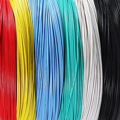 Lote de paquete surtido de cables de alimentación de cable primario de cobre puro calibre 8 10 12 14 16 18 Foto 1 de 4