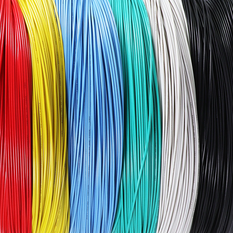 Lote de paquete surtido de cables de alimentación de cable primario de cobre puro calibre 8 10 12 14 16 18 Foto 1 de 4