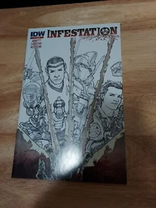 Infestation #1 (2011) 9.4 NM /Rare Sketch Variant-2nd Print! - Picture 1 of 5