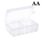 6 Slots Transparent Battery Storage Case Holder Storage Box For Aa/Aaa Battery