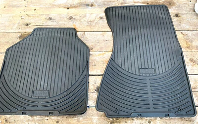 BMW 745Li 2004 2 piezas lado del pasajero cañón derecho HD alfombrillas de goma 3671 y 3676 Foto 1 de 4