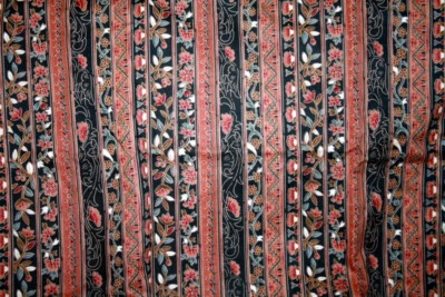 WOODBLOCKS ПОЛОСКИ В КОРИЧНЕВЫЙ И ЧЕРНЫЙ ОТ HOFFMAN - 100% ХЛОПОК ТКАНИ - Изображение 1 из 3