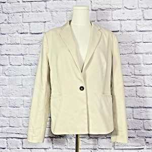 Blazer donna Philosophy panna singolo bottone manica lunga carriera taglia 8 - Foto 1 di 10